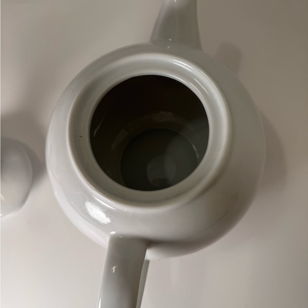 Mc2 By Top Choice White Teapot With Golden Bird - Picture 4 of 7